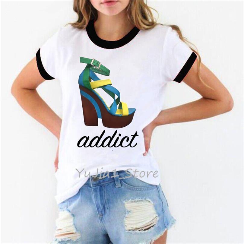 high heel shoe addict men t shirt funny and women femme graphic tees personality white ringer tee clothes, White;black
high heel shoe addict men t shirt funny and women femme graphic tees personality white ringer tee clothes, White;black