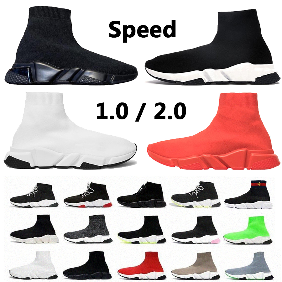 Paris Women Men Sock Shoes Speed 1.0 2.0 Triple Black White Classic with Lace Casual Slip-On Red Green Trainer Sports Sneakers Jogging Walking Socks Boots Clear Sole, #1
Paris Women Men Sock Shoes Speed 1.0 2.0 Triple Black White Classic with Lace Casual Slip-On Red Green Trainer Sports Sneakers Jogging Walking Socks Boots Clear Sole, #1