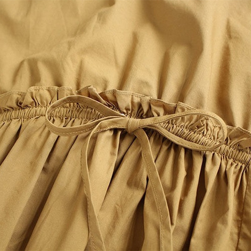 Nomikuma Women Blouses Korean Pleated Lace Up Sweet Pullover Tops Spring Causal Long Sleeve O-neck Solid Blusas Shirt 6F759 210427