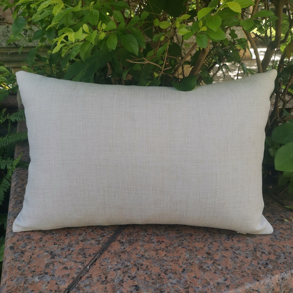 DIY Sublimation Beige Pillow case Poly Linen Wholesale Blank Cushion Cover Samples In Different Sizes
DIY Sublimation Beige Pillow case Poly Linen Wholesale Blank Cushion Cover Samples In Different Sizes