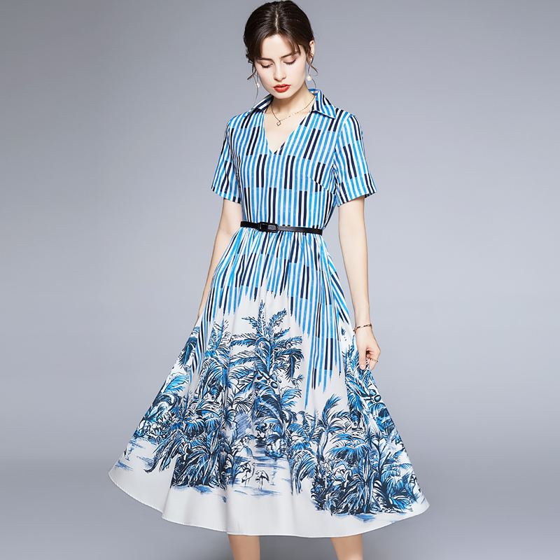 2021 Sexy Slim Striped A-Line Dress Runway Designer Short Sleeve V-Neck Holiday Prom Office Ladies Elegant Printed Midi Dresses Summer Autumn High-End Women Clothes, 04
2021 Sexy Slim Striped A-Line Dress Runway Designer Short Sleeve V-Neck Holiday Prom Office Ladies Elegant Printed Midi Dresses Summer Autumn High-End Women Clothes, 04