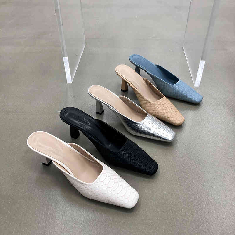 Slippers Women Square Toe Thin High Heels Slides Party Pumps Slip On Summer Casual Mules Blue Beige Flip Flops TCST
Slippers Women Square Toe Thin High Heels Slides Party Pumps Slip On Summer Casual Mules Blue Beige Flip Flops TCST
