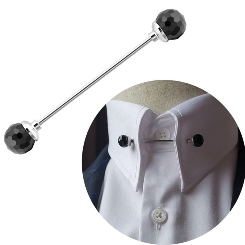 Pins, Brooches Fashion Collar Pin Trendy Men's Shirt Round Multi-faceted Crystal Ball Hole Collars Pins Business Accessories Gift Can Unscre
Pins, Brooches Fashion Collar Pin Trendy Men's Shirt Round Multi-faceted Crystal Ball Hole Collars Pins Business Accessories Gift Can Unscre