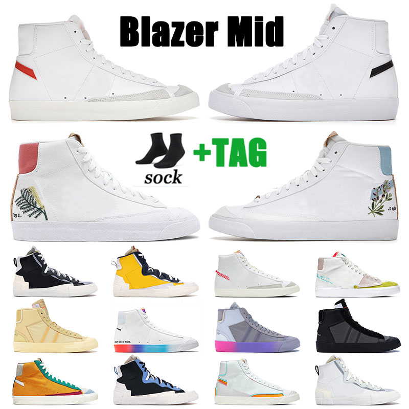 Blazer Mid 77 Vintage Casual Running Shoes Flat Platform Designer Sneakers Off Indigo Catechu Popcorn White Black Bright Crimson Men Women Trainers Big Size 36-45, B16 36-40
Blazer Mid 77 Vintage Casual Running Shoes Flat Platform Designer Sneakers Off Indigo Catechu Popcorn White Black Bright Crimson Men Women Trainers Big Size 36-45, B16 36-40
