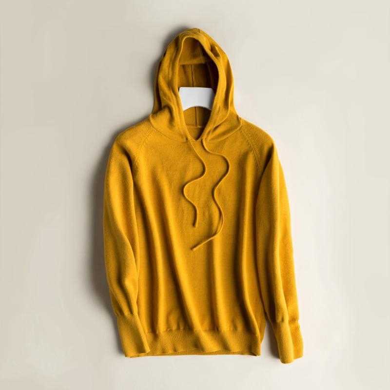 Spring Autumn Women Cashmere Sweater Sport Hoodie Pullovers Knit Jacket Bottomed Female Loose Streetwear 210918