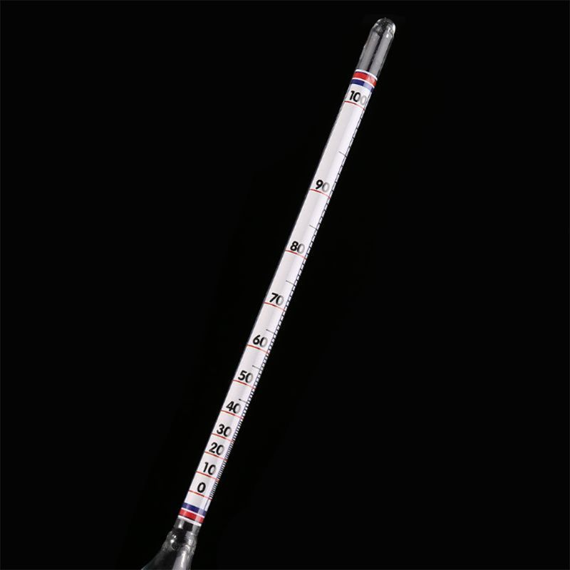 5 Pcs Hydrometer Tester Vintage Tool Alcohol Meter Wine Concentration Meter 0-100 Hydrometer Alcohol Tools 83XA