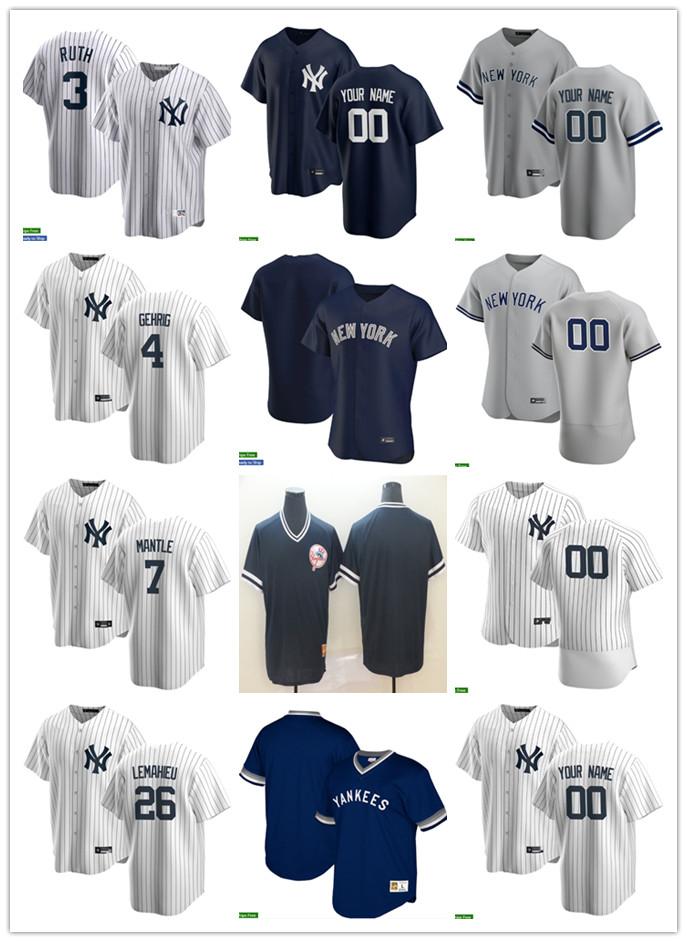 Men Women Youth New York Yankees 4 Lou Gehrig 3 Babe Ruth 26 DJ LeMahieu 7 Mantle Custom Baseball Jersey Blank white gray navy, Blue;black
Men Women Youth New York Yankees 4 Lou Gehrig 3 Babe Ruth 26 DJ LeMahieu 7 Mantle Custom Baseball Jersey Blank white gray navy, Blue;black