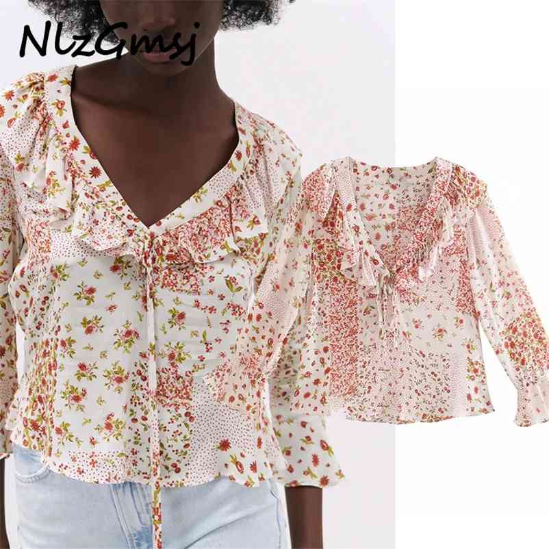 Women Blouses Flare Long Sleeve Elegant Blouse Shirt Ladies V Neck Ruffles Boho Tunic Tops Blusas 04 210628, As picture
Women Blouses Flare Long Sleeve Elegant Blouse Shirt Ladies V Neck Ruffles Boho Tunic Tops Blusas 04 210628, As picture
