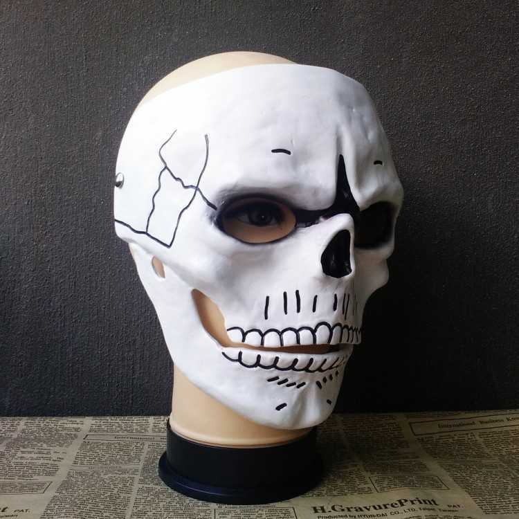 Movie 007 JAMES BOND Spectre Mask Skull Skeleton Scary Halloween Carnival Cosplay Costume Masquerade Ghost Party Resin Masks7797980