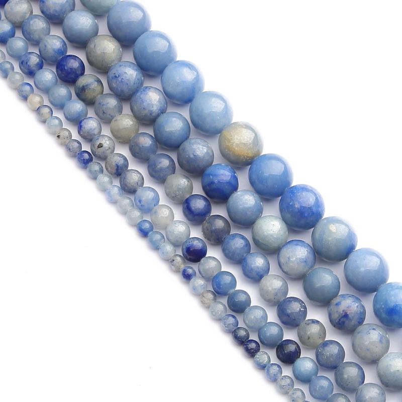 Other 32-89pcs Natural Stone Blue Aquamarines Jades Beads Round Loose Spacer For Jewelry Making DIY Bracelet Accessories 4-12mm
Other 32-89pcs Natural Stone Blue Aquamarines Jades Beads Round Loose Spacer For Jewelry Making DIY Bracelet Accessories 4-12mm