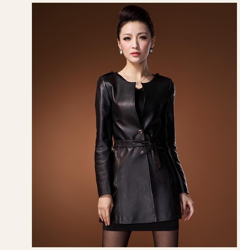Women's Leather & Faux Genuine Jacket Medium Long Section 2021 Sheepskin Windbreaker Slim Real Coat, Black
Women's Leather & Faux Genuine Jacket Medium Long Section 2021 Sheepskin Windbreaker Slim Real Coat, Black