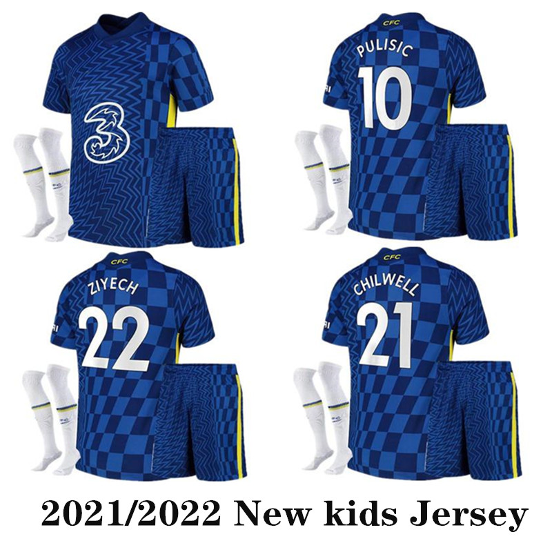 Thailand 20 21 22 WERNER HAVERTZ CHILWELL ZIYECH Soccer Jerseys 2021 2022 PULISIC home blue Football Shirt KANTE MOUNT Kids set Kits +SOCKS
Thailand 20 21 22 WERNER HAVERTZ CHILWELL ZIYECH Soccer Jerseys 2021 2022 PULISIC home blue Football Shirt KANTE MOUNT Kids set Kits +SOCKS