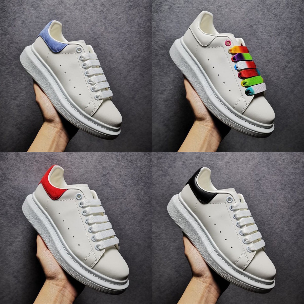 2021 Desinger Casual Shoes Genuine Leather White Shoe Women Mens Velet Suede Increasing Platform Flat Lace Up Chaussures Thick-Soled Black Sneakers Box, Color 36
2021 Desinger Casual Shoes Genuine Leather White Shoe Women Mens Velet Suede Increasing Platform Flat Lace Up Chaussures Thick-Soled Black Sneakers Box, Color 36
