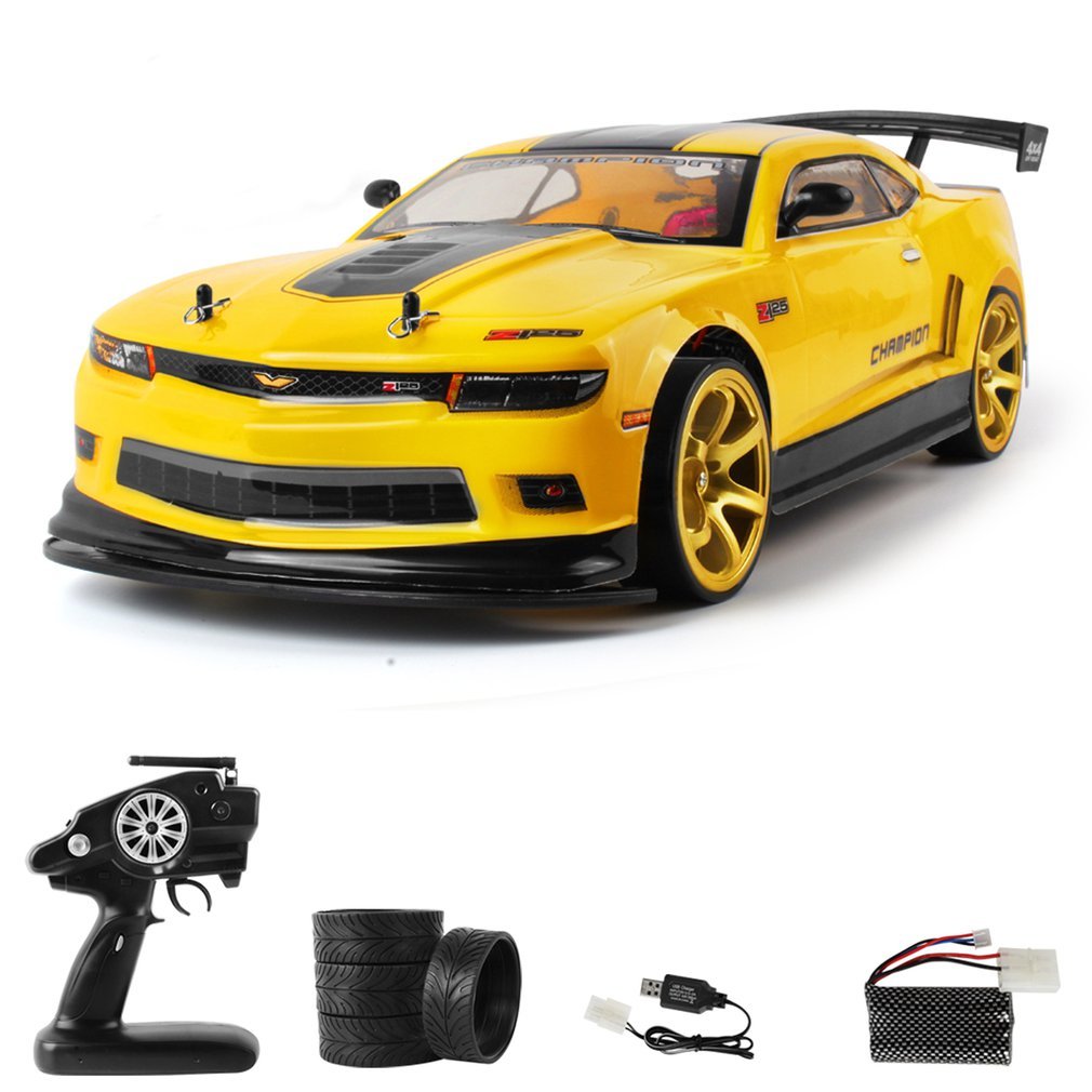 1 / 10 reinforced concrete drift vehicle 70km / h 2.4G with LED light high-speed remote control toy off-road four-wheel drive children's
1 / 10 reinforced concrete drift vehicle 70km / h 2.4G with LED light high-speed remote control toy off-road four-wheel drive children's