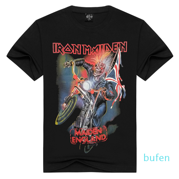 Men's European and American Style 3D Printed Fashion Short Sleeve T-shirt Iron Maiden Band Hip Hop Cotton T Shirt For Men, White;black
Men's European and American Style 3D Printed Fashion Short Sleeve T-shirt Iron Maiden Band Hip Hop Cotton T Shirt For Men, White;black