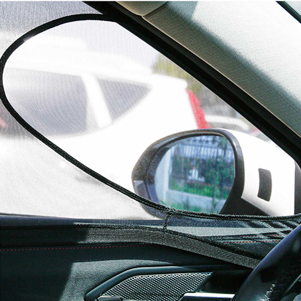 2025 new 2Pcs Car Window Net Anti Insect Mosquito Sunshade Mesh Cover Shield Outdoor Camping