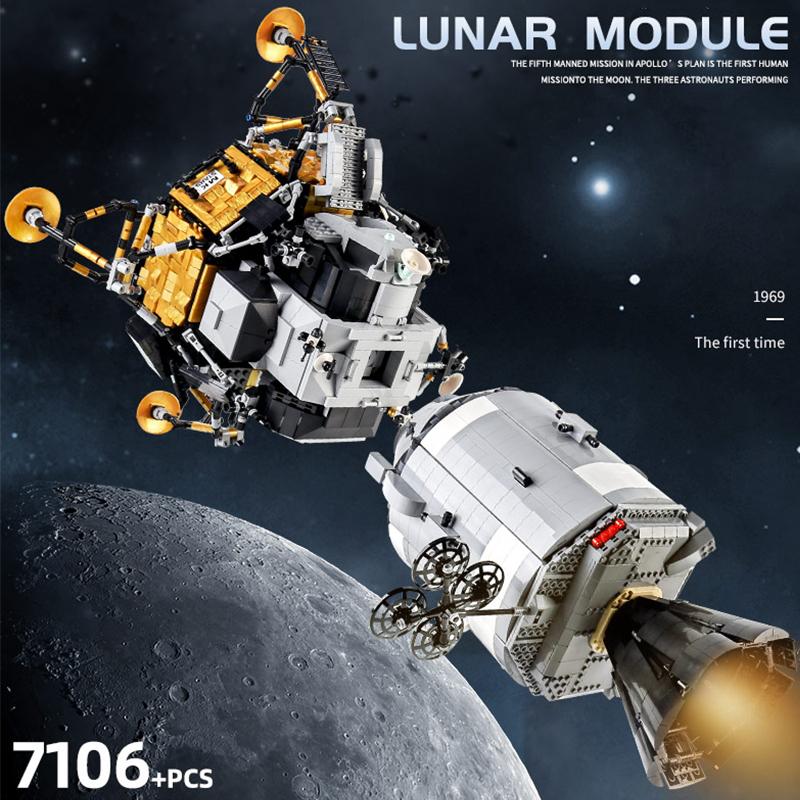 MOULD KING Apollos Spacecraft Building Blocks 21006 Spaceship Toy Compatible With MOC-26457 Bricks Assembly Kids Birthday Toys Christmas Gifts
MOULD KING Apollos Spacecraft Building Blocks 21006 Spaceship Toy Compatible With MOC-26457 Bricks Assembly Kids Birthday Toys Christmas Gifts