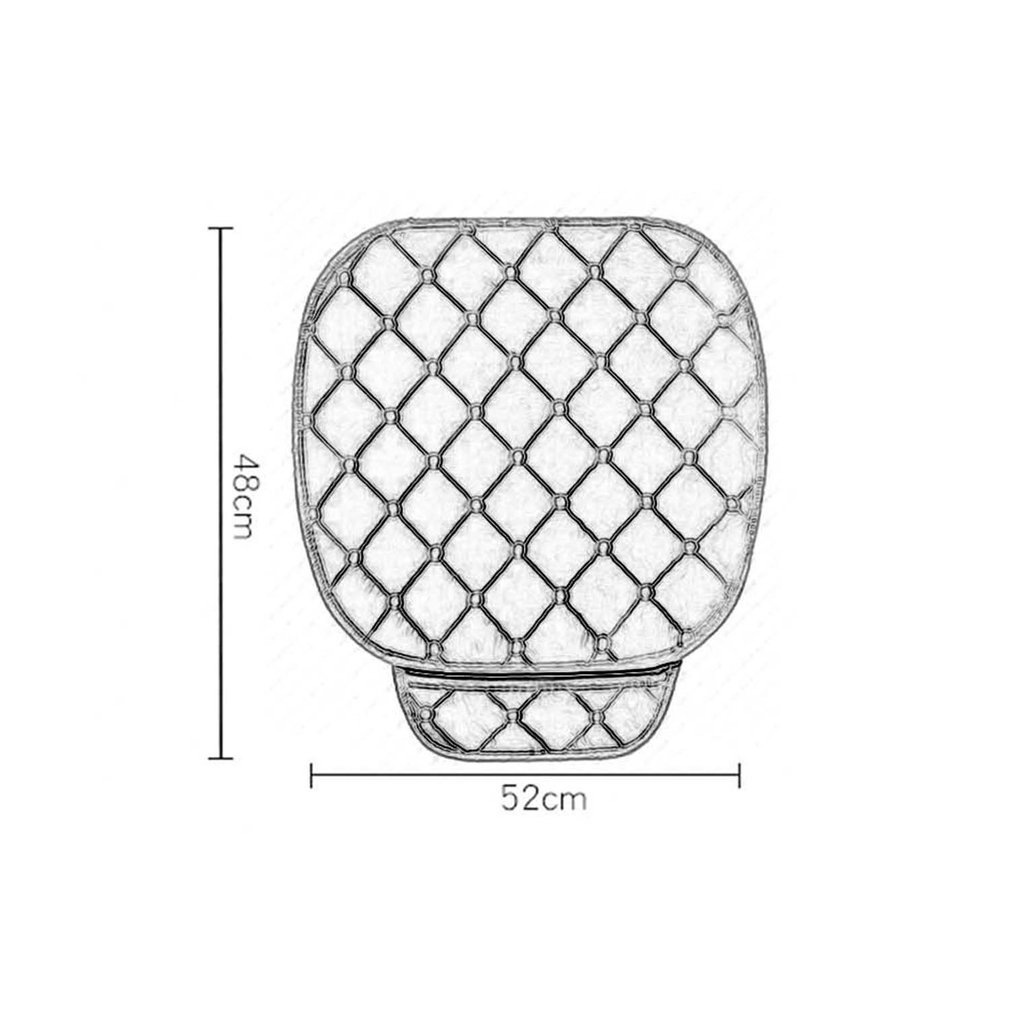Winter Warm Keep Car Forward Seat Floors Matter Effects Color Vehicles Front Chairs Anti-Slip Car Interior Styling seat Cover