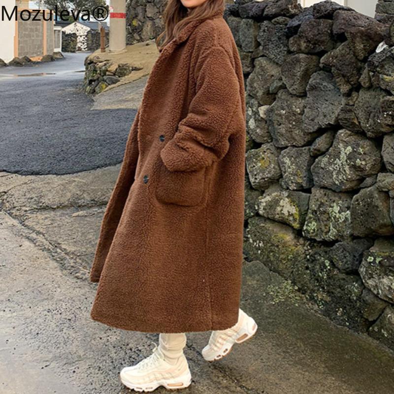 Women's Fur & Faux Mozuleva 2021 Autumn Winter Long Coats Female Elegant Double Breasted Spliced Thick Warm Leather Jackets, Black
Women's Fur & Faux Mozuleva 2021 Autumn Winter Long Coats Female Elegant Double Breasted Spliced Thick Warm Leather Jackets, Black