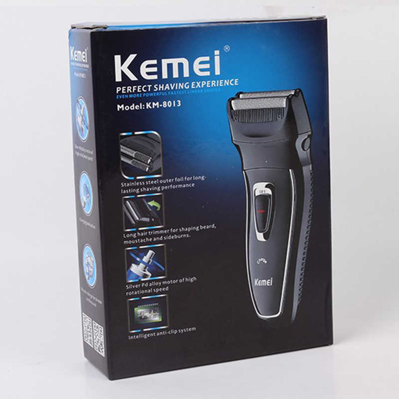 Kemei 2 Heads Electronic Rechargeable Reciprocate Man Shaver Triple Blade Electric Shaving Razors Face Care