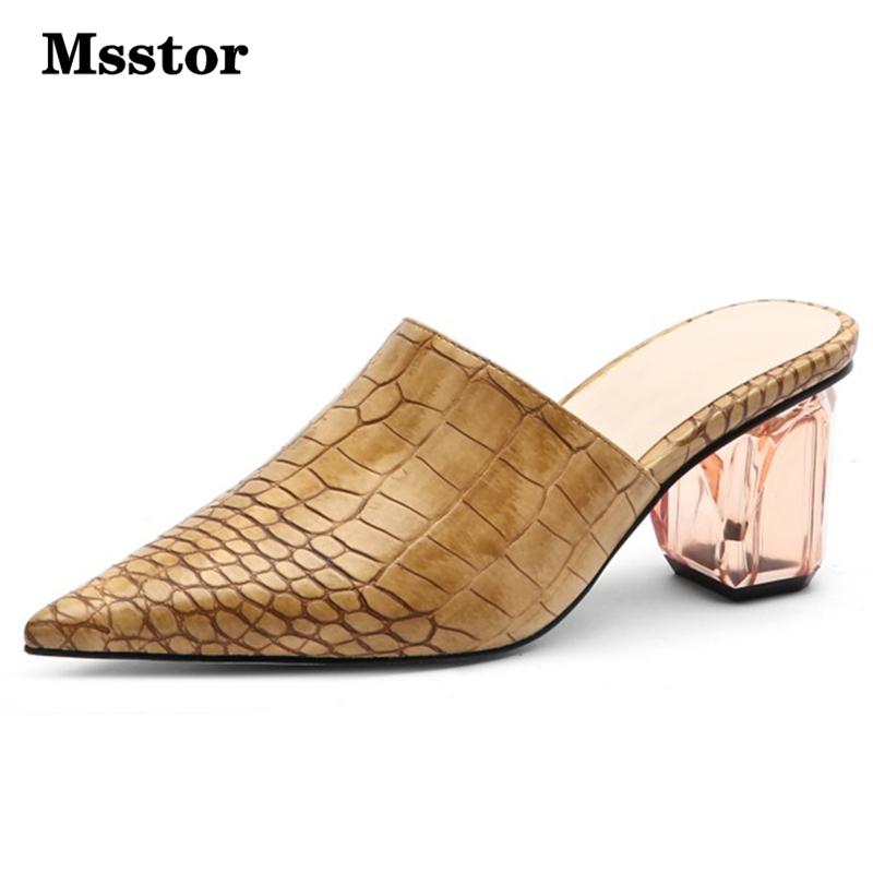 Slippers Msstor Pointed Toe Summer High Heels Fashion Sexy Outside Transparent Mule Heel Strange Style Women Elegant Big Size, Black
Slippers Msstor Pointed Toe Summer High Heels Fashion Sexy Outside Transparent Mule Heel Strange Style Women Elegant Big Size, Black