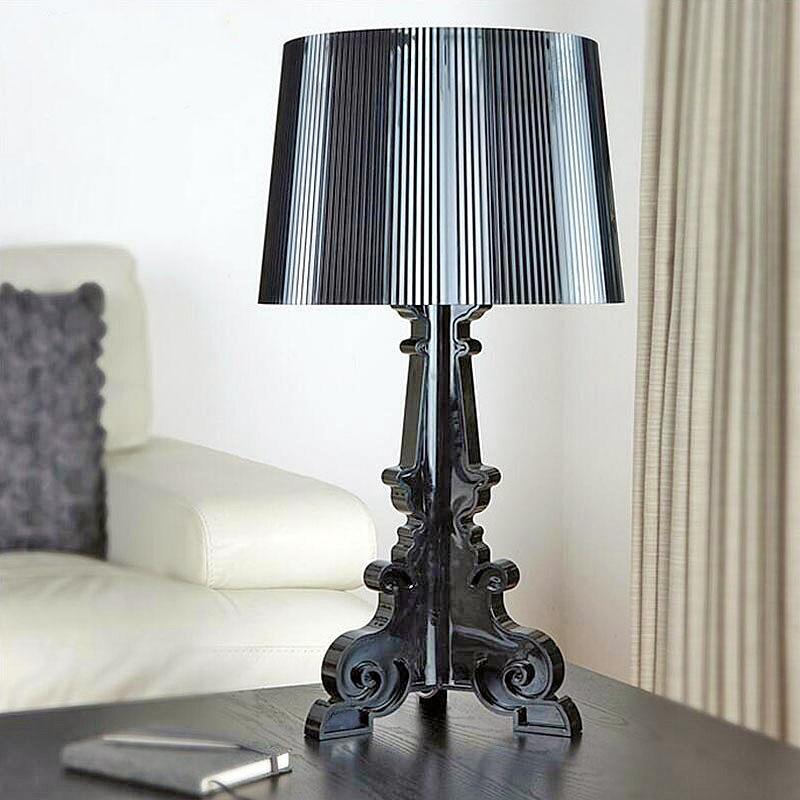 Table Lamps Italy Design Kartell Bourgie AcrylicTable Lamp Simple Modern Indoor Lighting Art Decor Home Living Room Bedroom Studio Bar Study