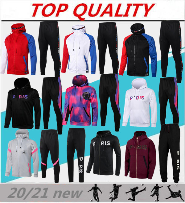 2021 soccer tracksuit Hooded jacket survetement 20/21 VERRATTI ICARDI MBAPPE football embroidery jackets, Black
2021 soccer tracksuit Hooded jacket survetement 20/21 VERRATTI ICARDI MBAPPE football embroidery jackets, Black
