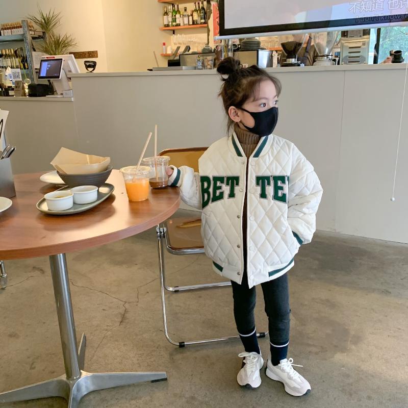 Jackets 2021 Autumn Winter Arrival Girls Long Sleeve Letter Coat Kids Cotton Padded Jacket, Blue;gray
Jackets 2021 Autumn Winter Arrival Girls Long Sleeve Letter Coat Kids Cotton Padded Jacket, Blue;gray