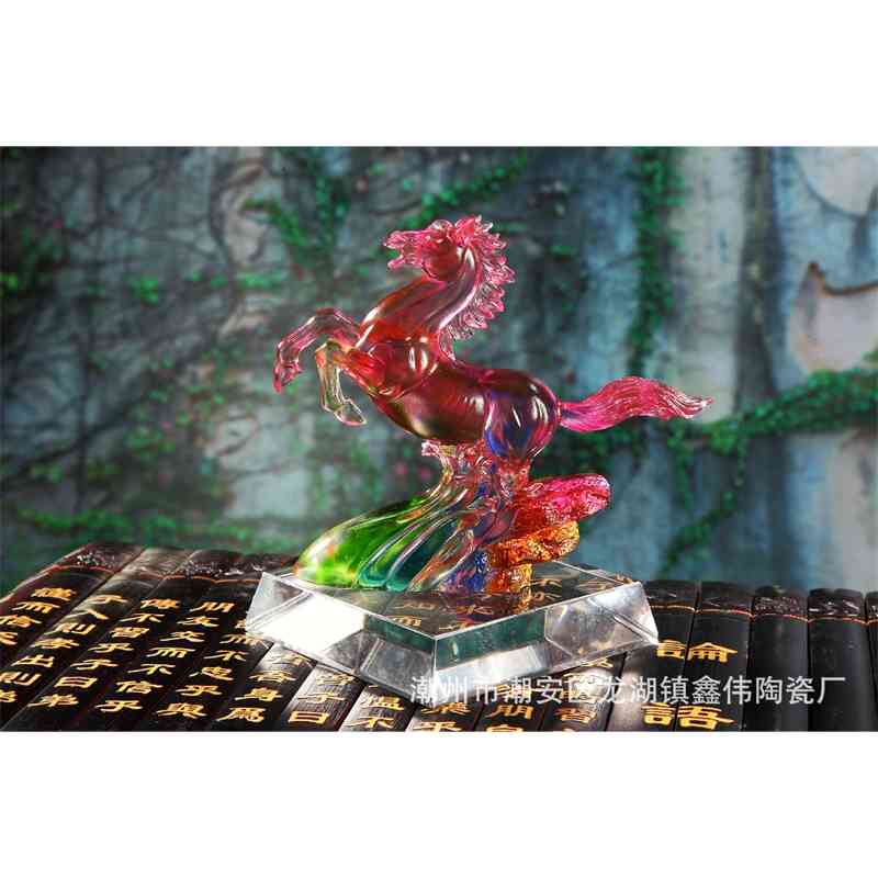 Creative Glass Ornament Gift Set pharmacist Buddhist Temple horse to success advertising tea pot
Creative Glass Ornament Gift Set pharmacist Buddhist Temple horse to success advertising tea pot