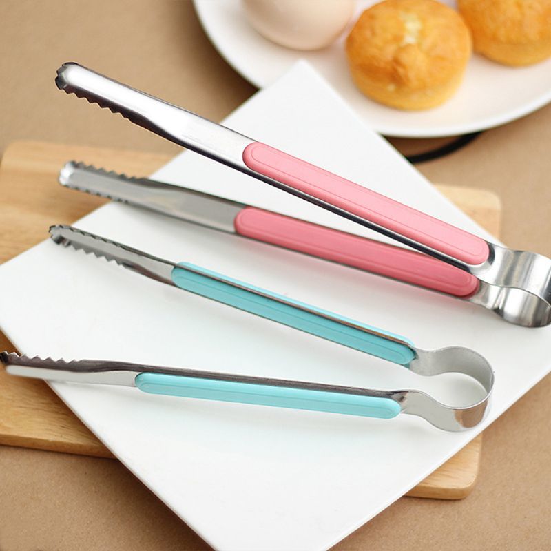 Rvs Bbq Tang Barbecue Food Clip Ice Tong Meat Salad Toast Bread Klem Kitchen Accessories Tool