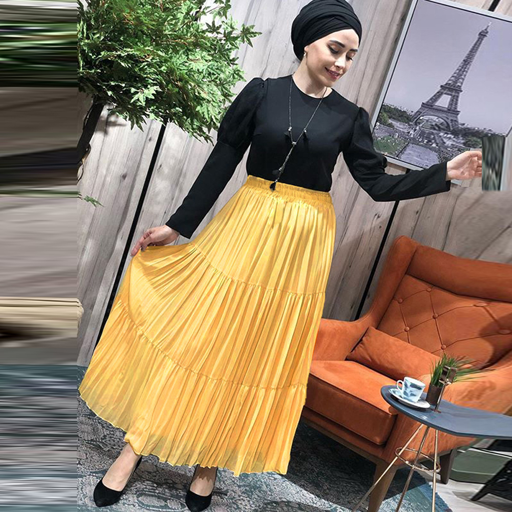 Faldas Ropa Mujer Moda Muslim High Waist Maxi Pencil Long Pleated Skirt Women Clothes Jupe Longue Femme Winter Womens Skirts
Faldas Ropa Mujer Moda Muslim High Waist Maxi Pencil Long Pleated Skirt Women Clothes Jupe Longue Femme Winter Womens Skirts