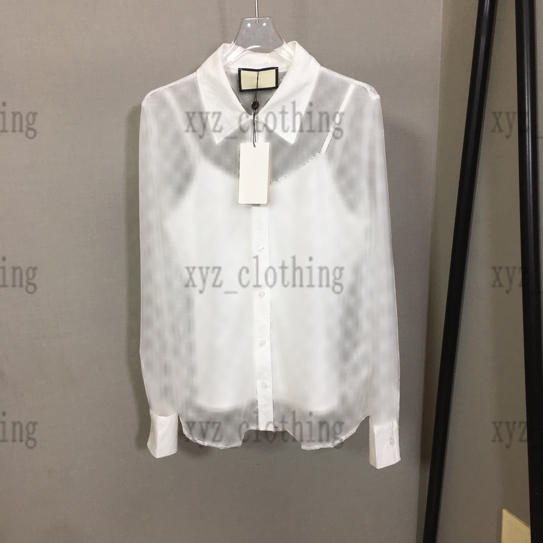 women' blouses and shirts 2022 summer mesh perspective Polo shirts long sleeve with Sling lining designer blouse size SML women clothing, White
women' blouses and shirts 2022 summer mesh perspective Polo shirts long sleeve with Sling lining designer blouse size SML women clothing, White