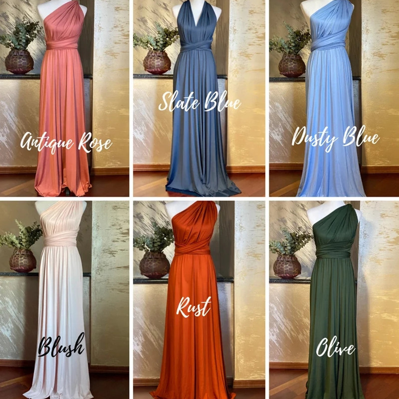 Stain Bridesmaid Dress One shoulder Sleeveless Customizable Fashion Women Dresses Wedding Guest Prom Gowns Evening Gown