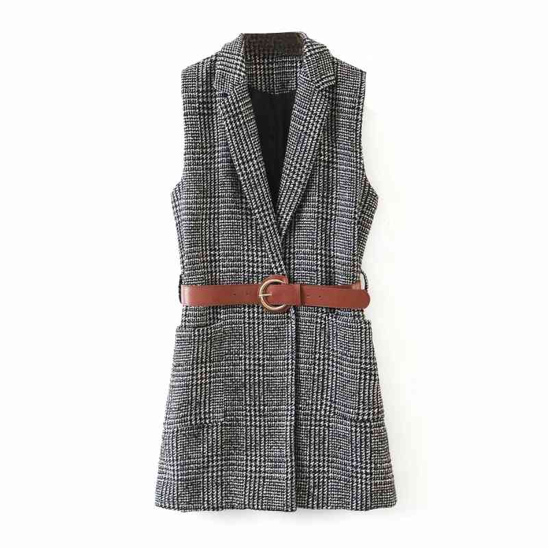 vintage women waistcoats fashion ladies elegant notched collar vest casual female chic waistcoat cute girls outfit 210430