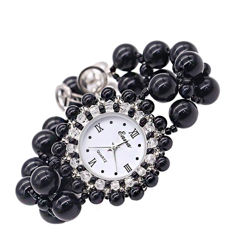Wristwatches Novelty Women Quartz Wrist Watch Female Bracelet Wristwatch For Girls Students Gifts Nature Black Agate Jewelry
Wristwatches Novelty Women Quartz Wrist Watch Female Bracelet Wristwatch For Girls Students Gifts Nature Black Agate Jewelry