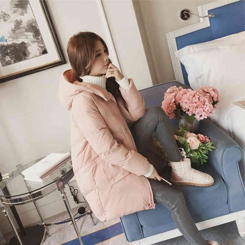 Arrival Women Winter Hooded Warm Coat Thicken Cotton Padded Jacket Female Long Parkas Lady wadded Mujer Invierno D281 210512