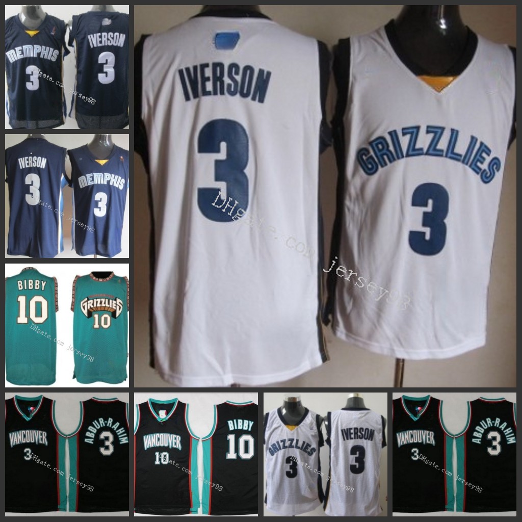 MemphisGrizzliesBlack #10Mike Bibby #3Shareef Abdur-Rahi retro BasketballJersey
MemphisGrizzliesBlack #10Mike Bibby #3Shareef Abdur-Rahi retro BasketballJersey
