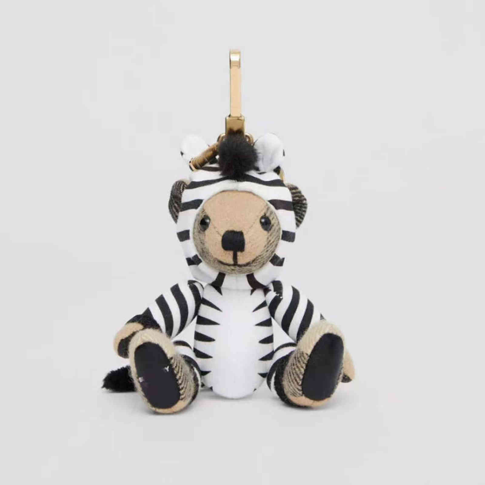 Kawaii Bag Charm Chain Vintage Cartoon Bear Toy Doll Car Ornaments for Best Friend Gift Keyring Women Accessories 2020 H1126