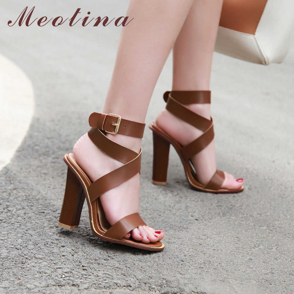 Meotina Summer Sandals Women Gladiator Shoes Square Heels Ankle Strap Shoes Buckle Super High Heels Sandals Party Ladies Size 210608, Black
Meotina Summer Sandals Women Gladiator Shoes Square Heels Ankle Strap Shoes Buckle Super High Heels Sandals Party Ladies Size 210608, Black
