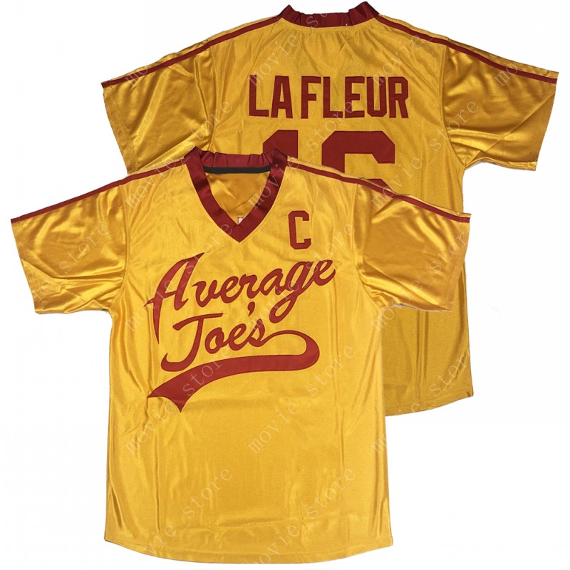 Mens Average Joe's #16 Lafleur Adult Yellow Dodgeball Team Jersey Stitched, Black;red
Mens Average Joe's #16 Lafleur Adult Yellow Dodgeball Team Jersey Stitched, Black;red