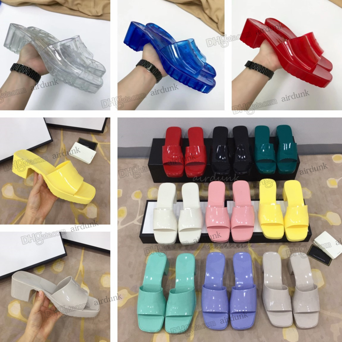 Women Rubber High Heel Slide Sandal Transparent Sell Well slippers Platform Slipper Pink Green Candy Colors Outdoor Beach Slides Alphabet Flip Flops, I need look other product
Women Rubber High Heel Slide Sandal Transparent Sell Well slippers Platform Slipper Pink Green Candy Colors Outdoor Beach Slides Alphabet Flip Flops, I need look other product