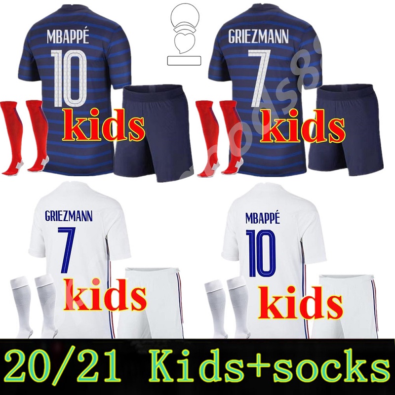 2021 2022 MBAPPE jersey GRIEZMANN POGBA 21 22 Soccer jerseys Football shirts maillot de foot kids kit