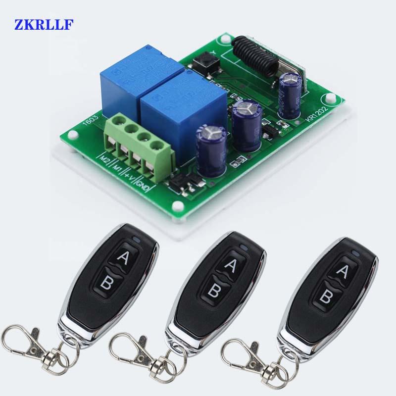 433Mhz Wireless Remote Control Switch DC 12V 2CH Module & Controls For Miniature Motor Forward And Reverse Controller Controlers
433Mhz Wireless Remote Control Switch DC 12V 2CH Module & Controls For Miniature Motor Forward And Reverse Controller Controlers