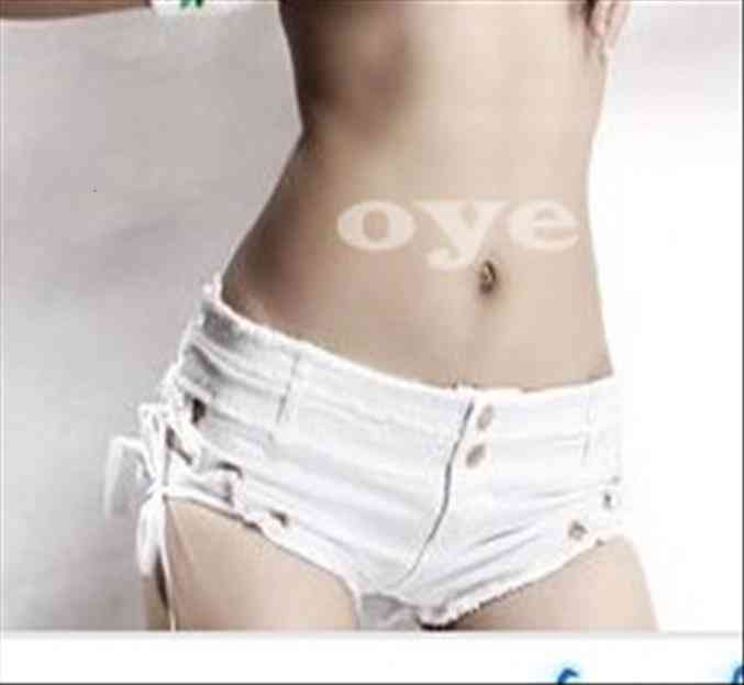 fashion low waist dancing womens short club performance lacing bandage denim jeans solid color shorts plus size sml, White;black
fashion low waist dancing womens short club performance lacing bandage denim jeans solid color shorts plus size sml, White;black