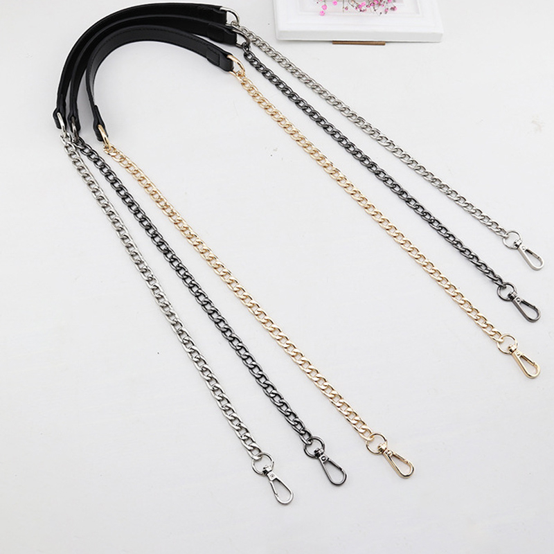 60/100/120cm Bag Metal Chain Replacement PU leather Bag Straps for DIY Handbag Handles Shoulder Straps Accessories bag Handles
60/100/120cm Bag Metal Chain Replacement PU leather Bag Straps for DIY Handbag Handles Shoulder Straps Accessories bag Handles