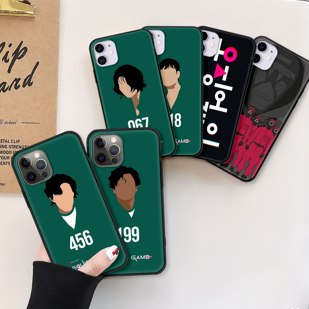 Black Soft Case for Apple iPhone 11 13 12 Pro XR X 7 8 Plus XS Max 6S Smart Phone Coque Shell 5S SE Cover Hot TV Show Squid Game, B01
Black Soft Case for Apple iPhone 11 13 12 Pro XR X 7 8 Plus XS Max 6S Smart Phone Coque Shell 5S SE Cover Hot TV Show Squid Game, B01