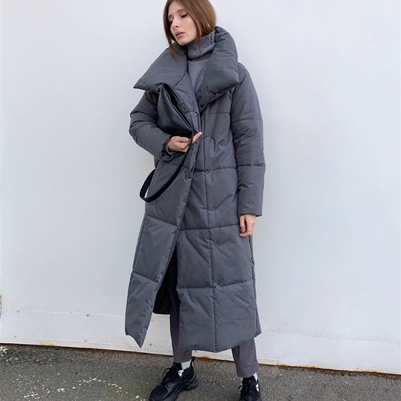 WOTWOY Winter Thickening X-Long Parkas Women Wide-Waisted Loose Cotton Padded Jackets Female Green Grey Sashes Warm Windbreaker 211108, C20262-green
WOTWOY Winter Thickening X-Long Parkas Women Wide-Waisted Loose Cotton Padded Jackets Female Green Grey Sashes Warm Windbreaker 211108, C20262-green