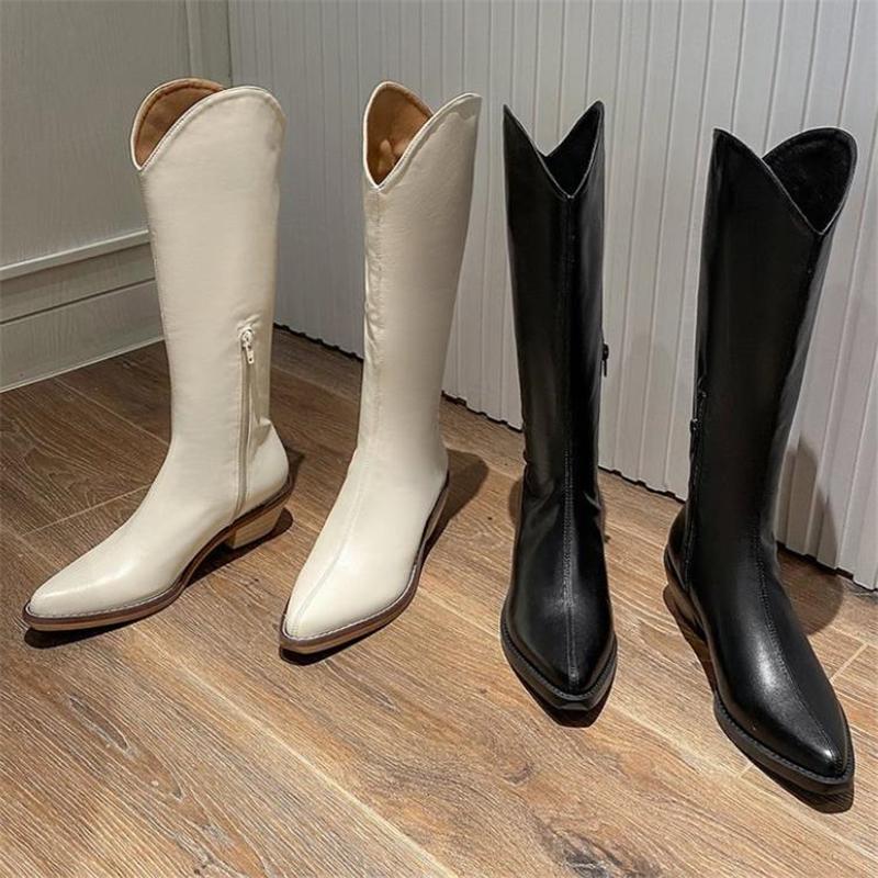 Boots Women Knee Thigh High Pointed Toe Shoes Ladies Wedges Long PU Leather Riding Cowboy Cowgirl INS, White
Boots Women Knee Thigh High Pointed Toe Shoes Ladies Wedges Long PU Leather Riding Cowboy Cowgirl INS, White