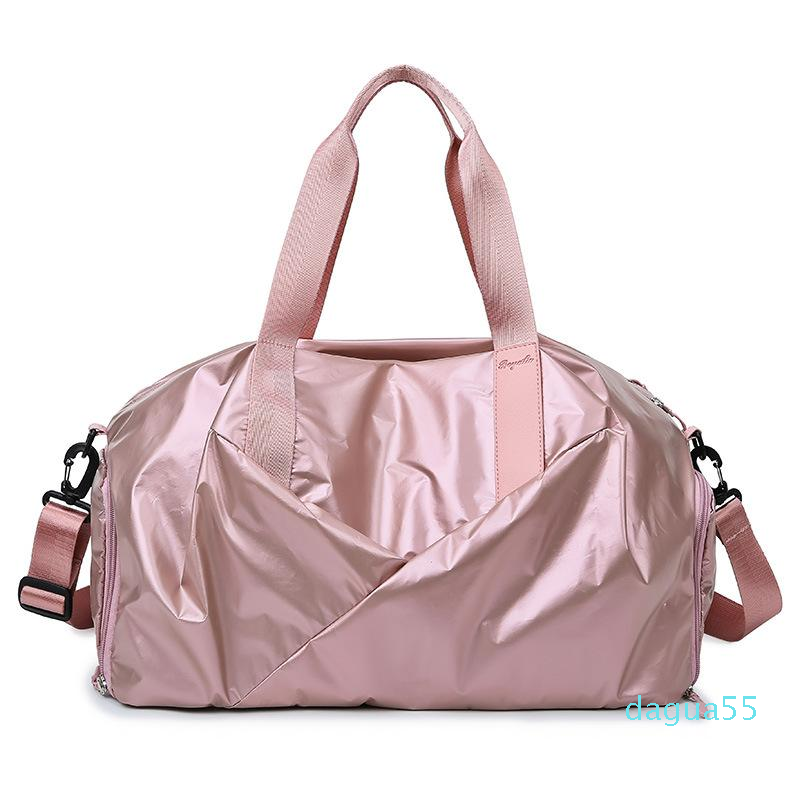 2021 Sports gym bag women's yoga bag dry and wet separation shoes shoulder training short trip hand luggage, Pink
2021 Sports gym bag women's yoga bag dry and wet separation shoes shoulder training short trip hand luggage, Pink