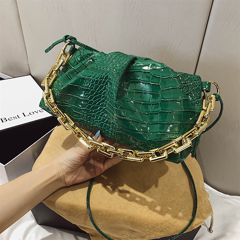 Designer Handbag Leather Bags 2021 underarm large capacity One Shoulder Messenger Bag thick fold hand crocodile cloud bag For Women Cross Zhouzhoubao123, White
Designer Handbag Leather Bags 2021 underarm large capacity One Shoulder Messenger Bag thick fold hand crocodile cloud bag For Women Cross Zhouzhoubao123, White